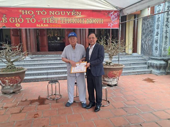 Ân tình cội nguồn trong ngày lễ chi họ Tô Nguyễn